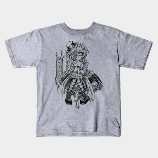 kowai koume Kids T-Shirt by draculovely